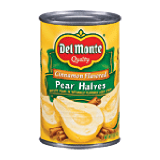 Del Monte Pear Halves cinnamon flavored in light syrup 15oz