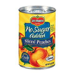 Del Monte Peaches Sliced Yellow Cling No Sugar Added 14.5oz