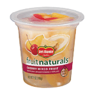 Del Monte fruit naturals cherry mixed fruit in extra light syrup 7oz