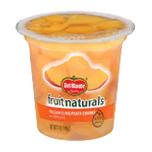 Del Monte fruit naturals yellow cling peach chunks in extra light s7oz