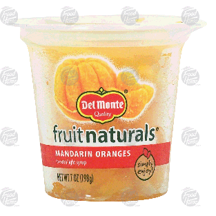 Del Monte fruit naturals mandarin oranges in extra light syrup 7oz