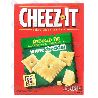 Sunshine Cheez-it white cheddar baked snack crackers, reduced fa11.5oz