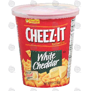 Sunshine Cheez-It white cheddar baked snack crackers 2.2oz