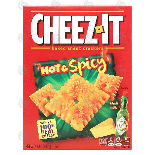 Sunshine Cheez-It hot & spicy cheddar flavor baked snack cracker12.4oz