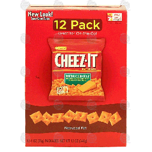 Sunshine Cheez-It reduced fat baked snack crackers, 12-1 oz packag12oz