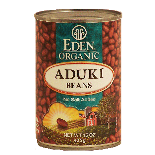Eden Organic aduki beans, no salt added 15oz