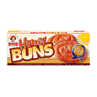 Little Debbie Honey Buns Breakfast Pastries 6 Ct 10.6oz