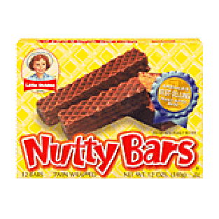 Little Debbie Nutty Bars Wafers w/Peanut Butter 12 Ct 12oz