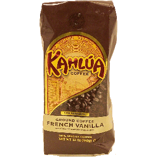 ground coffee, french vanilla flavor
