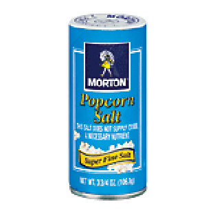 Morton  popcorn salt 3.75oz