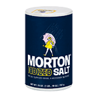 Morton  iodized salt 26oz