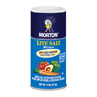 Morton  lite salt mixture, half the sodium of table salt 11oz