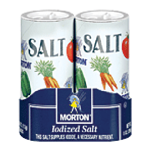 Morton  salt shaker twin pack 8oz