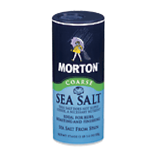 Morton  coarse sea salt 17.6oz