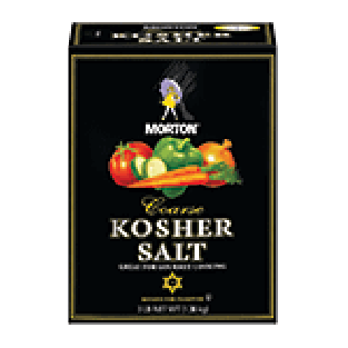 Morton  coarse kosher salt 3lb