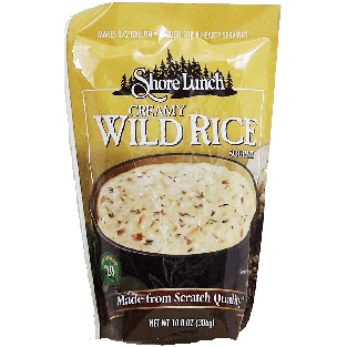 Shore Lunch  creamy wild rice dry soup mix, makes 1/2 gallon 10.8oz