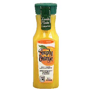 Simply Orange  100% pure squeezed pasteurized orange juice 11.5fl oz