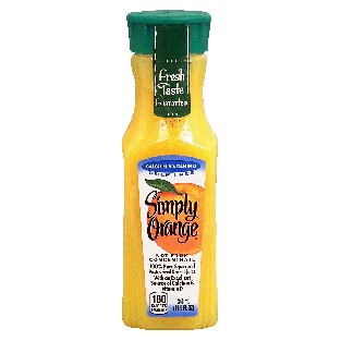 Simply Orange  100% pure squeezed pasteurized orange juice, p11.5fl oz