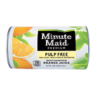 Minute Maid Premium orange juice pulp free frozen concentrate 12fl oz