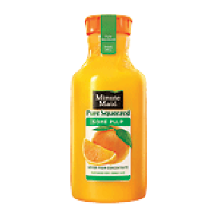 Minute Maid Pure Squeezed pasteurized 100% orange juice, some p59fl oz