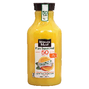 Minute Maid Pure Squeezed pasteurized 100% orange juice, no pul59fl oz