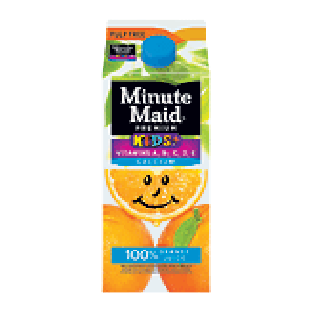 Minute Maid Premium kids+;100% orange juice, pulp free 59fl oz