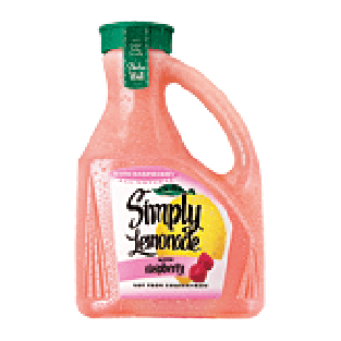 Simply Lemonade  all natural lemonade with raspberry 89fl oz