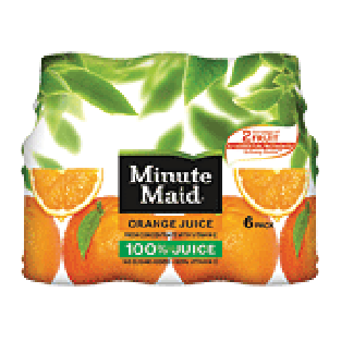 Minute Maid  orange juice, 6-10 fl oz bottles, 100% juice 6ct