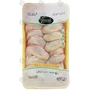 Spartan fresh selections chicken wings, value pack, price per pound1lb