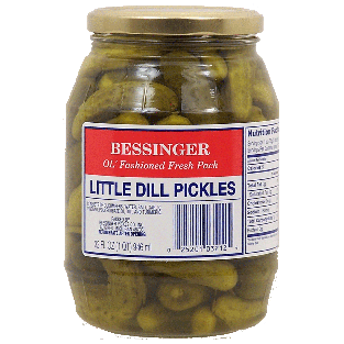 Bessinger Ol' Fashioned Fresh Pack little dill pickles 32fl oz