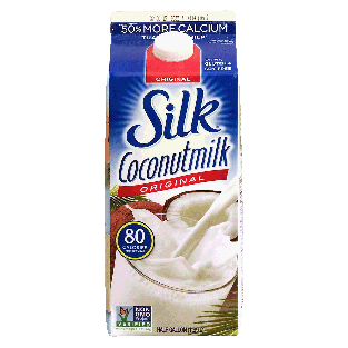 Silk  original coconut milk, dairy, gluten & soy-free 0.5gal