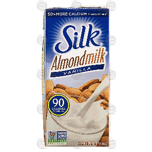Silk Almond Milk vanilla almond milk 1-qt