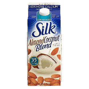 Silk Almond Coconut Blend unsweetened blend of almond milk & coc0.5gal