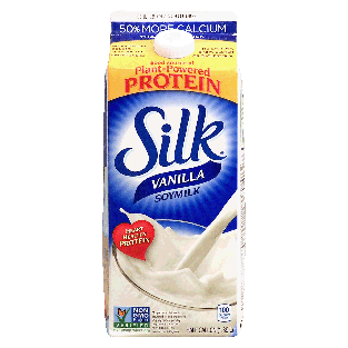 Silk Soymilk Vanilla 0.5gal