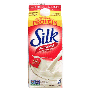 Silk Soymilk original Plain 0.5gal