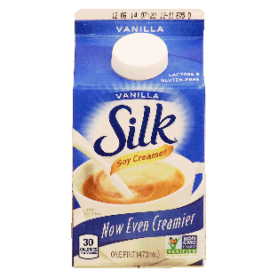 Silk Soy Creamer vanilla soy creamer 1pt