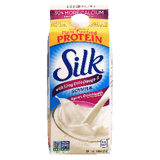 Silk Soymilk Plus Omega-3 DHA 0.5gal