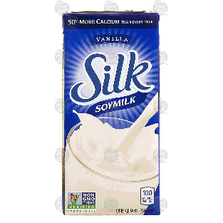 Silk Soymilk Vanilla 1-qt