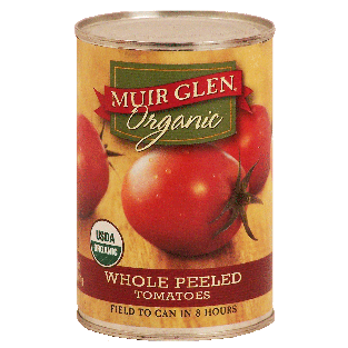 Muir Glen Organic tomatoes whole peeled  14.5oz