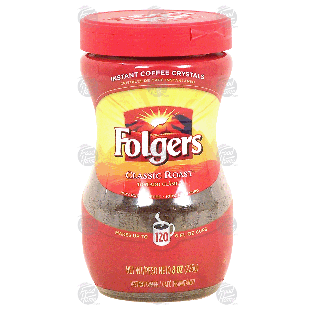 Folgers Classic Roast coffee instant regular 8oz