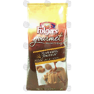 Folgers gourmet selections caramel drizzle flavored ground coffee10-oz