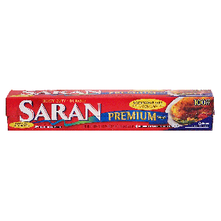 Saran  premium plastic wrap, heavy duty 100sq ft