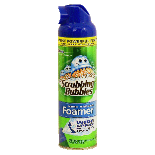 Scrubbing Bubbles  mega shower foamer with ultra cling, wide spray 20oz