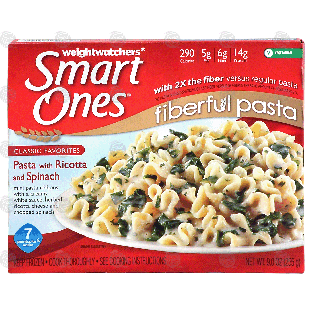 Weight Watchers Smart Ones pasta with ricotta and spinach 9-oz