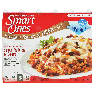 Weight Watchers Smart Ones  Santa Fe Style Rice & Beans 9-oz