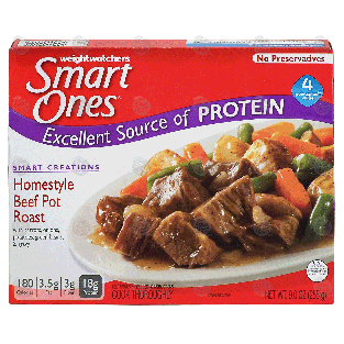 Weight Watchers Smart Ones homestyle beef pot roast with carrots, 9-oz