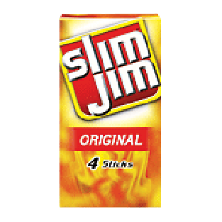 Slim Jim  original smoked snack stick, 4-sticks 1.12oz