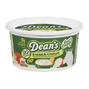 Dean's  lite french onion dip 12oz