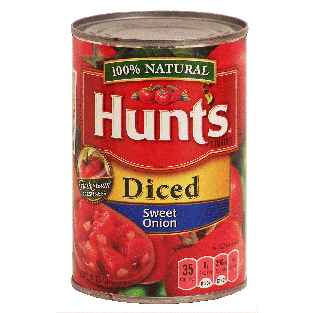 Hunt's  diced tomatoes, sweet onion  14.5oz