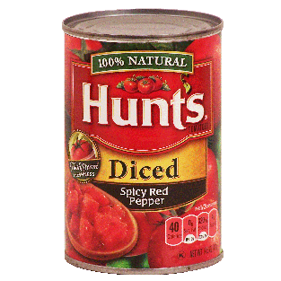 Hunt's  diced, spicy red pepper 14.5oz